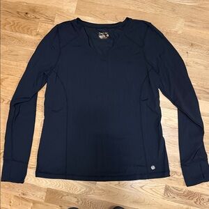 Lilly Pulitzer Black Long Sleeve Luxletic Top